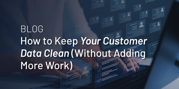 clean customer data
