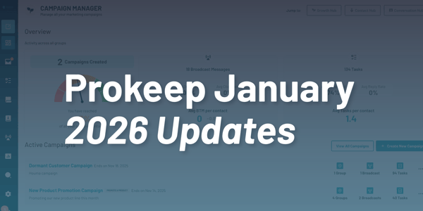 Prokeep January Updates