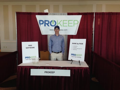 Prokeep first booth