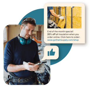 Contractor Map | Texting Distributors Using Prokeep