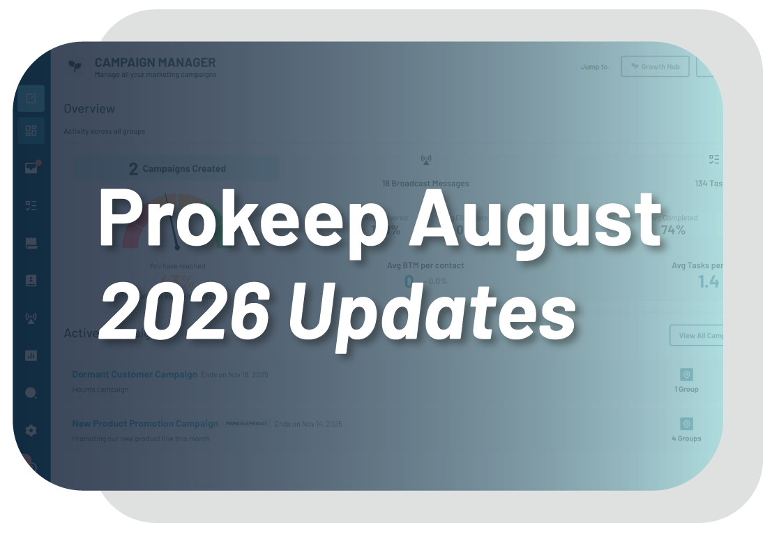 August 2026 Prokeep Updates featured image